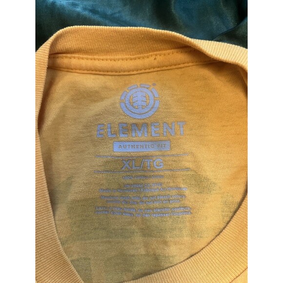 Vintage Element Skateboard T Shirt Yellow Xl - Picture 3 of 3